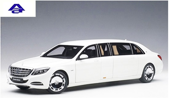 AutoArt 1/18 2016 Mercedes-Benz Maybach S 600 Pullmann White